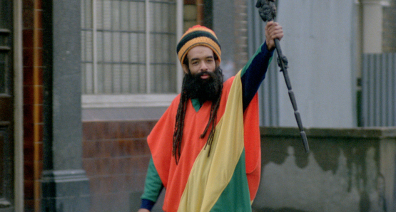 Cosmo Laidlaw as Rastaman in Franco Rosso's BABYLON.