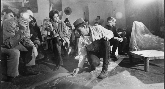 Joseph Beuys. Photo by Ute Klophaus, courtesy Kino Lorber / Zero One Film / Stiftung Museum Schloss Moyland.