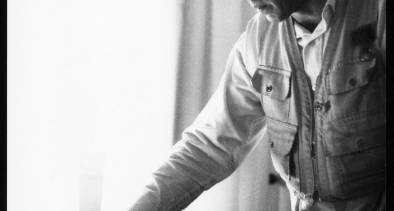 Joseph Beuys. Photo by Buby Durini, courtesy Kino Lobber / Zero One Film / Archivio Storico De Domino Durini.