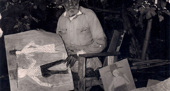 Bill Traylor. Photo by Albert Kraus. Courtesy of the Collection of Tommy Giles Photographic Service.