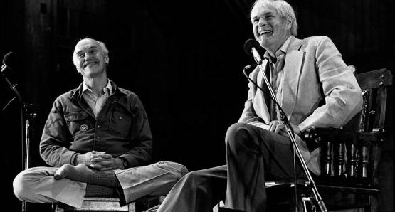 Richard Alpert and Timothy Leary at an early 1960’s Harvard Conference.