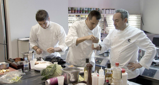 Eduard Xatruch, Oriol Castro and Ferran Adrià.