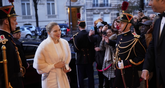 Léa Seydoux in a scene from France, photo by R. Arpajou, courtesy Kino Lorber