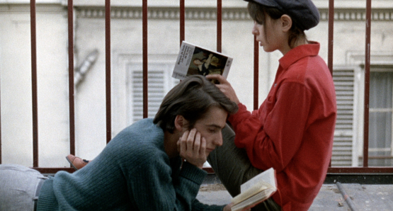 Jean-Pierre Léaud and Juliet Berto in LA CHINOISE.