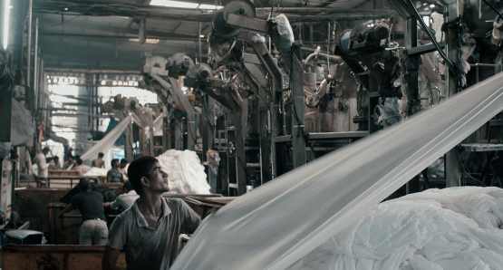 A scene from Rahul Jain's <i>Machines</i>. Courtesy Kino Lorber.