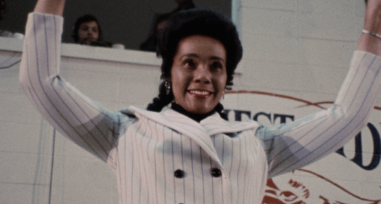 Coretta Scott King in a scene from <i>Nationtime</i>, courtesy Kino Lorber