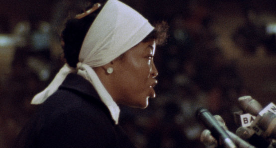 Dr. Betty Shabazz in a scene from <i>Nationtime</i>, courtesy Kino Lorber