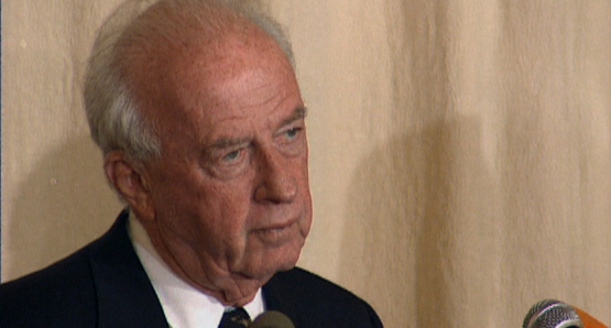 Israeli Prime Minister Yitzhak Rabin