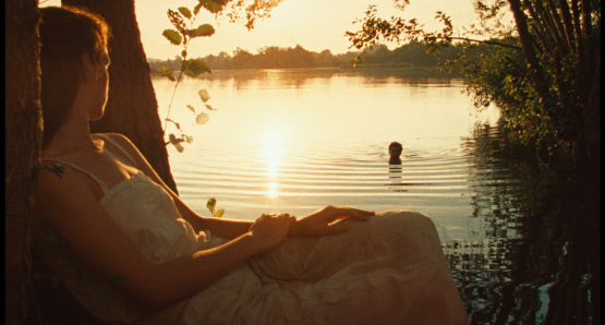 Juliette Jouan and Louis Garrel in a scene from Scarlet, courtesy of Kino Lorber.