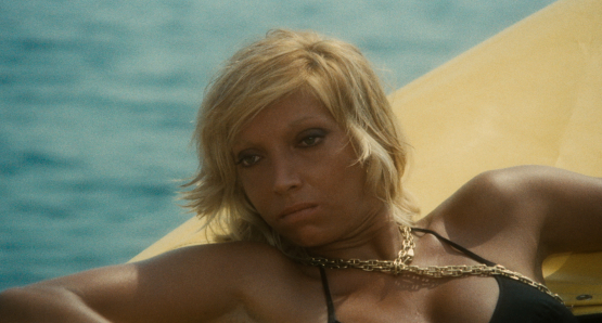 Mariangela Melato as Raffaella Pavone Lanzetti in SWEPT AWAY.