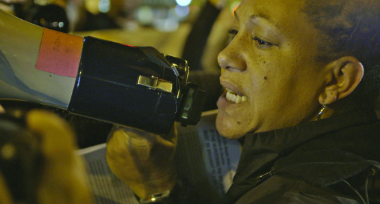 Oakland activist Cat Brooks, courtesy Kino Lorber