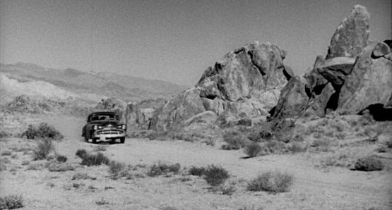 Ida Lupino's THE HITCH-HIKER is a prototypical noir film set in an environment more normally seen in a western.