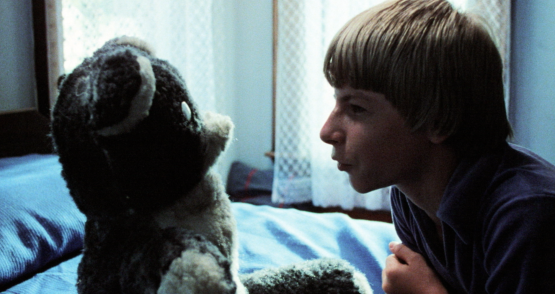 Jamie (Sammy Snyders) and Teddy in THE PIT.