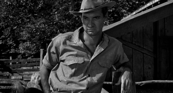 Zachary Scott in Jean Renoir's THE SOUTHERNER (1945).