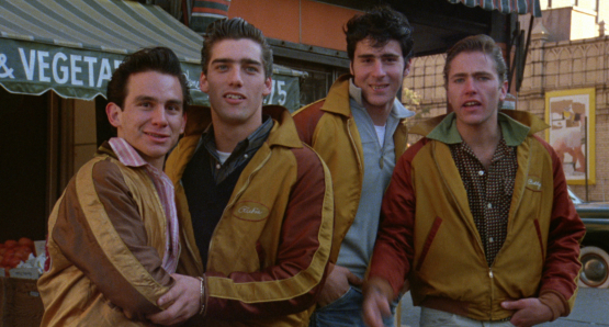 (l-r): John Friedrich, Ken Wahl, Tony Ganios and Jim Youngs as THE WANDERERS.